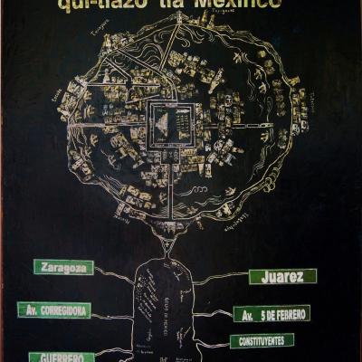 Mapa Nocturno.190x160.o.m. 2007