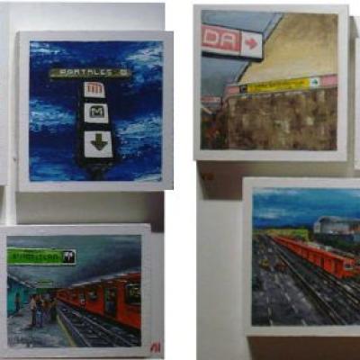 Via Cruxis Poliptico 90x200 2010